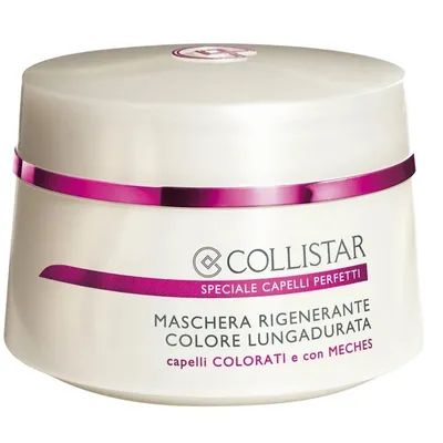 Zdjęcie produktu dla Collistar Regenerating Long-Lasting Colour Mask, 200 ml, Kobiety, Kolorowe włosy, Włosy farbowane, Wszystkie kolory, Ochrona koloru, Świecący, Zmiękczający, Słoiczek