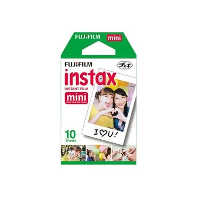 A box of Fujifilm Instax Mini instant film.