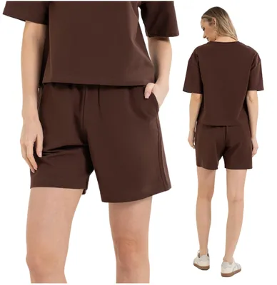 Immagine prodotto di Moraj | pantaloncini da donna - taglia 95 - pantaloncini da donna in cotone, color marrone - pantaloncini corti da donna - pantaloncini da donna in cotone, comodi