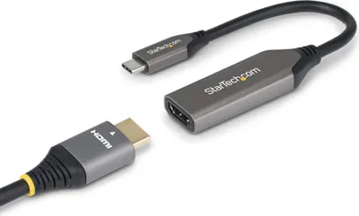 Produktbild von STARTECH.COM USB-C zu HDMI Adapter 8K 60Hz und 4K 120Hz Thunderbolt und USB4 Kompatibel USBC auf HDMI 2.1 Konverter USB-C Videoadapt