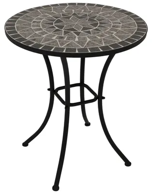 Produktbild von Bistrotisch 60 x 60 x 70 cm Keramik Stahl Schwarz