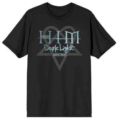 Produktbild von HIM T-Shirt Herren Dark Light Tracklist schwarz L