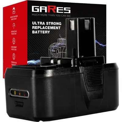Zdjęcie produktu dla GARES Akumulator Bateria do Ryobi RB18L30 R18BP One+ R18DD-LL25S | 18 V 3Ah | Seria Wzmocniona High-Performance | Wysoka Moc