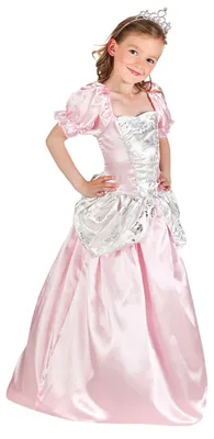 Produktbild von Boland - Kinderkostüm Prinzessin Kleid mit Tiara - Verkleidung 4-6 Jahre