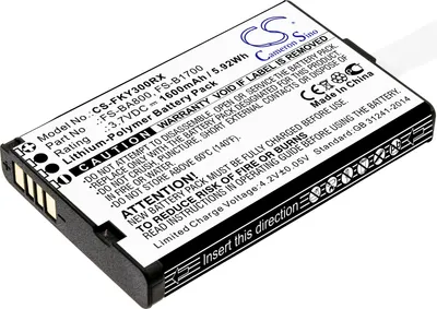 Produktbild von TECHTEK Akku Kompatibel mit [Flysky] FA605, FS-GT2B, FS-GT3B, FS-GT3C, FS-i10, FS-iT4, FS-iT4S Ersetzt FS-B1700, für FS-BA800