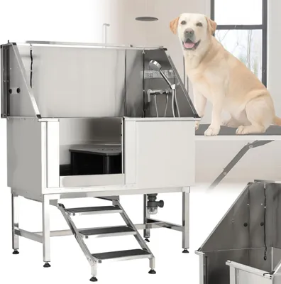 Produktbild von Wanne für die Hundewäsche Tierarzt Tür Treppe