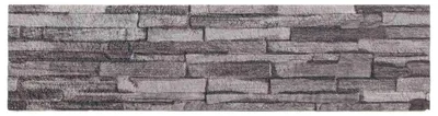 Image de Panneaux muraux vidaXL, lot de 10, anthracite, 100 x 25 cm, mousse EPS