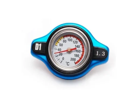 Produktbild von Kühlerdeckel Wasserdruck 1.3bar Universal BLAU mit Wassertemperaturanzeige 200°C