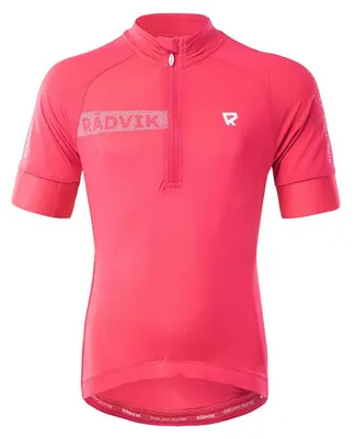 Productafbeelding van Radvik - "Alpha" fietstrui voor meisjes, model IG1087 (152) (Azalee/Helder wit)