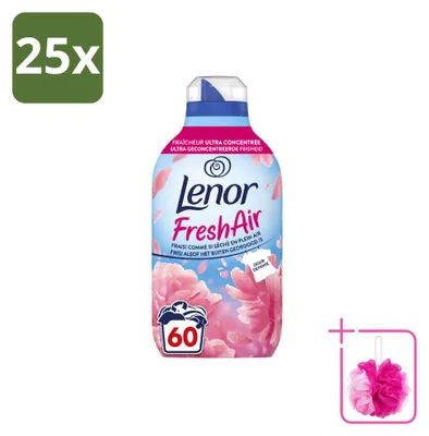 Produktbild von 25 x Lenor Fresh Air Bloesem Weichspüler - 840 ml - Sparpackung - 25 Stücke
