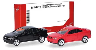 Obrázok produktu pre Herpa Minikit Opel Coupé magmatovo červená/čierna, 2 ks, 014106