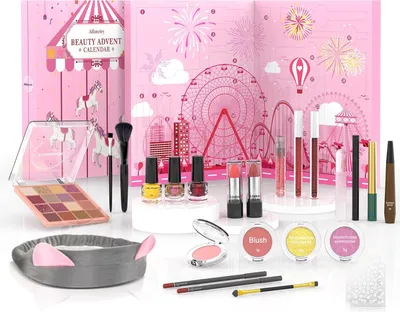 Produktbild von Exquisite Kosmetik 24 Stück Bestes Geschenk Schönheitsprodukte für Mädchen Frauen Teenager für Abwechslungsreiche Verwöhnende und Stylische