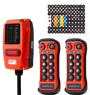 Kraanafstandsbediening 8 Tasten 28-465V 2 Sender + 1 Empfänger