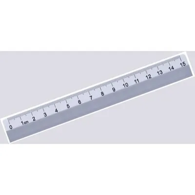 Produktbild von Schullineal aus Aluminium 15 cm.