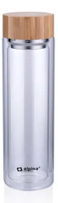 Image de ALPINA Bouteille thermos en verre borosilicate 450 mlED-226751
