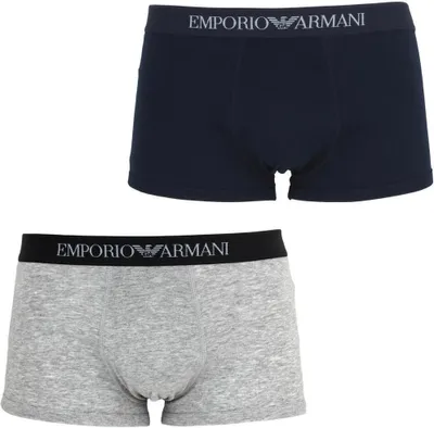 Produktbild von 2er Pack Emporio Armani Boxershorts                   1 Graumeliert 1 Dunkelblau XL