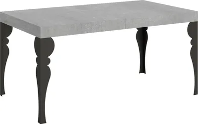 Produktbild von Ausziehbarer Tisch 90x160/420 cm Paxon Cement Anthrazit Gestell