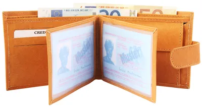 Produktbild von Excellanc Herren-Geldbörse Echt Leder 12 x 9 cm Querformat 3000187