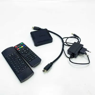 Immagine prodotto di Android 10.0 TV Box X96q con mini tastiera wireless da 2,4 GHz 2 GB di RAM 16 GB di ROM Allwinner H313 Quad Core supporto 4K 3D Set Top Box