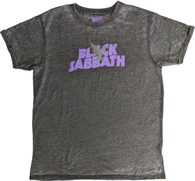 Immagine prodotto di Black Sabbath - Maglietta Logo für Herren/Damen Unisex RO5566 (M) (Anthrazit)