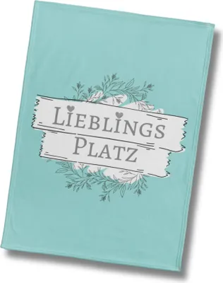 Produktbild von Lieblingsplatz Wohndecke 150x200 cm, weich und kuschelig, Fleece-Decke, Überwurf, Plaid, Sofadecke