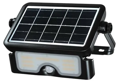 Produktbild von LED Fluter 3CCT Solar IP65 mit PIR Bewegungsmelder und Dämmerungssensor 7 W