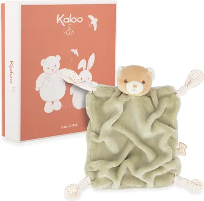 Image de Kaloo - Doudou chiffon Ours Vert