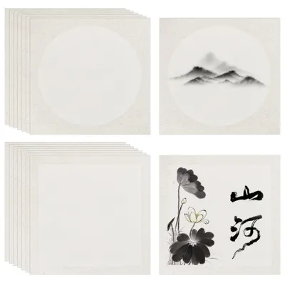 Productafbeelding van Solidchoice - Set van 20 Voorgeprepareerde Xuan Papieren voor Schilderkunst