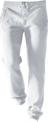 Produktbild von Kariban Jungen Jogginghose Thermo Hose Freizeithose Kinder Warm Sport, Größe:12/14, Farbe:Weiß