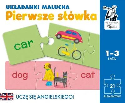 Obrázek produktu pro Angielski Pierwsze słówka Układanki malucha