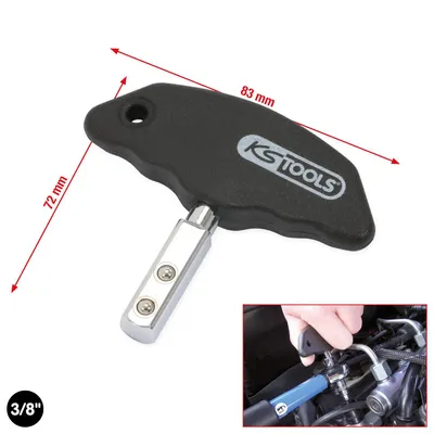 Produktbild von KS Tools 516.1414, Schwarz, 3/8", 1 Stück(e)