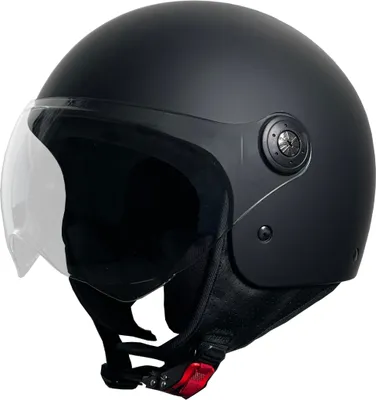 Produktbild von Jethelm 229 matt schwarz Größe M mit Visier Sturzhelm Rollerhelm Motorradhelm