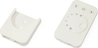 Produktbild von LED rádiové diaľkové ovládanie Ser.Frankfurt vrátane nástenného držiaka 1-kanálové biele L&S