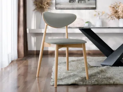 Obrázok produktu pre Čalúnená stolička do jedálne CIBOLO 400 - buk / šedá