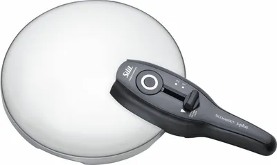Immagine prodotto di SILIT, coperchio per pentola a pressione Sicomatic-Deckel, modello Sicomatic t-Plus, con maniglia, in acciaio inossidabile, diametro 22 cm