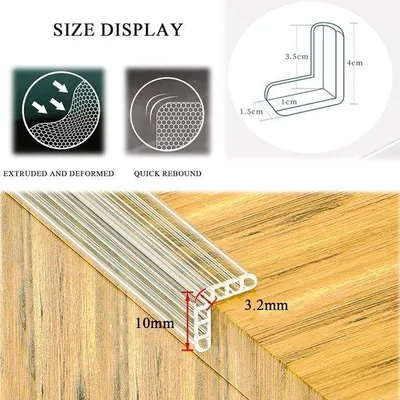 Image de Protège-coins pour tables - Protège-coins, 3 m, avec protection des 4 coins