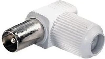 Produktbild von Transmedia Stecker; Koax-Winkelstecker 9,5 mm, FS 18 W