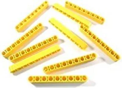 Obrázek produktu pro LEGO Technic: 10x zvedací rameno 1x9 žluté
