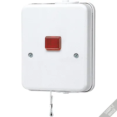 Produktbild von Feuchtraum-Zugschalter 16 A 250 V 102KOZW weiß