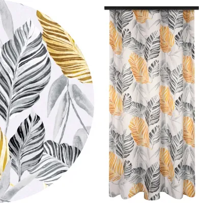 Obrázok produktu pre Nepriehľadný záves s volánovou páskou, rozmery: 140x260 cm, farba: Cortinas