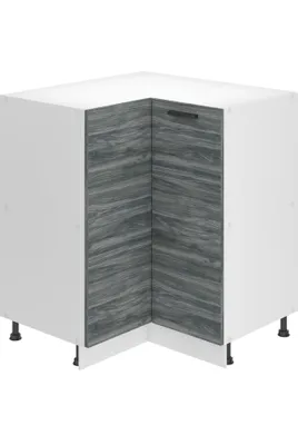 Produktbild von Belini Unterschrank Küche, Küchenunterschrank 90 cm Breite. SNP Küchenunterschrank ohne Arbeitsplatte. Eckschrank Küche mit 1 Tür, Glamour Wood
