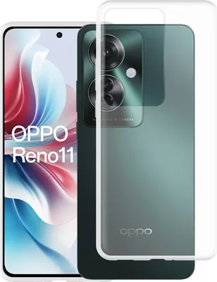 Image de Cazy Coque compatible avec Oppo Reno11 F Coque en Silicone - Coque Flexible - Transparant