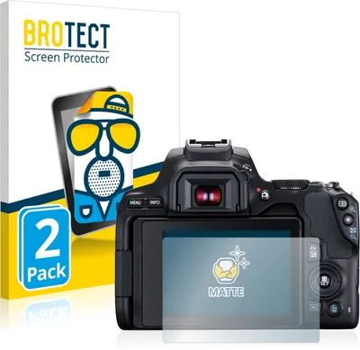 Produktbild von 2x BROTECT Schutzfolie für Canon EOS 250D Displayschutz Displayschutzfolie Folie Matt Entspiegelungsfolie