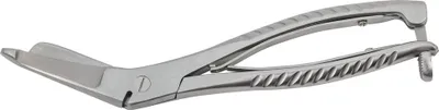 Produktbild von Dönges Kleiderschere mit Drahtschneider, Edelstahl, 205 mm , kniegebogen
