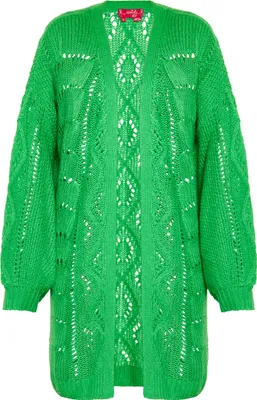 Image de Cardigan SWIRLY pour femme - vert, S