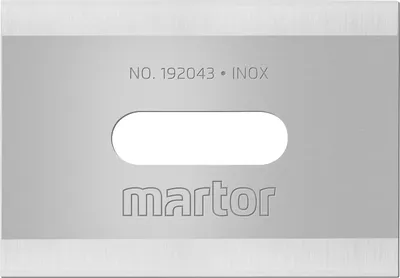 Produktbild von MARTOR 10 x INDUSTRIEKLINGE, Ersatzklingen Cuttermesser, Sicherheitsmesser, 18,5 mm, Scharf, Im Spender, 4-fach Nutzbar, NR. 192043