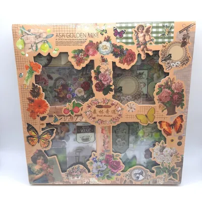 Zdjęcie produktu dla Zestaw naklejek do scrapbookingu, 510 sztuk, 100 arkuszy, akcesoria do scrapbookingu, naklejki