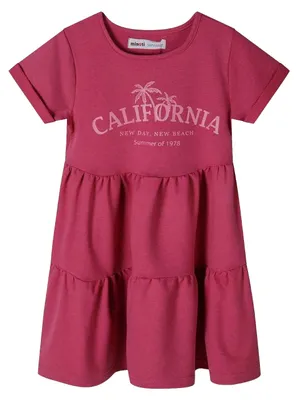 Image de Minoti - Robe pour fille, légère, polaire MN202 (116) (rose)