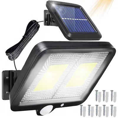 Produktbild von Solarlampen für Außen mit Bewegungsmelder 108 LED Solarleuchten Strahler Außen 120° Wasserdichte Superhelle Solar Wandleuchte Aussenleuchte Retoo