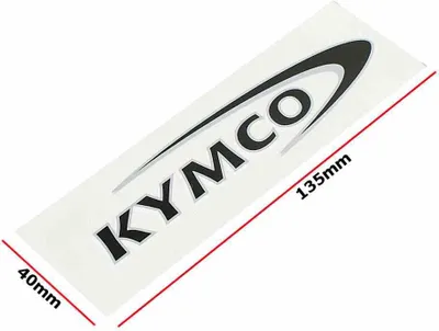 Produktbild von Kymco Aufkleber Schwarz 0974